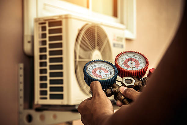 Professional Ductwork Repair technician working in Zionsville, PA